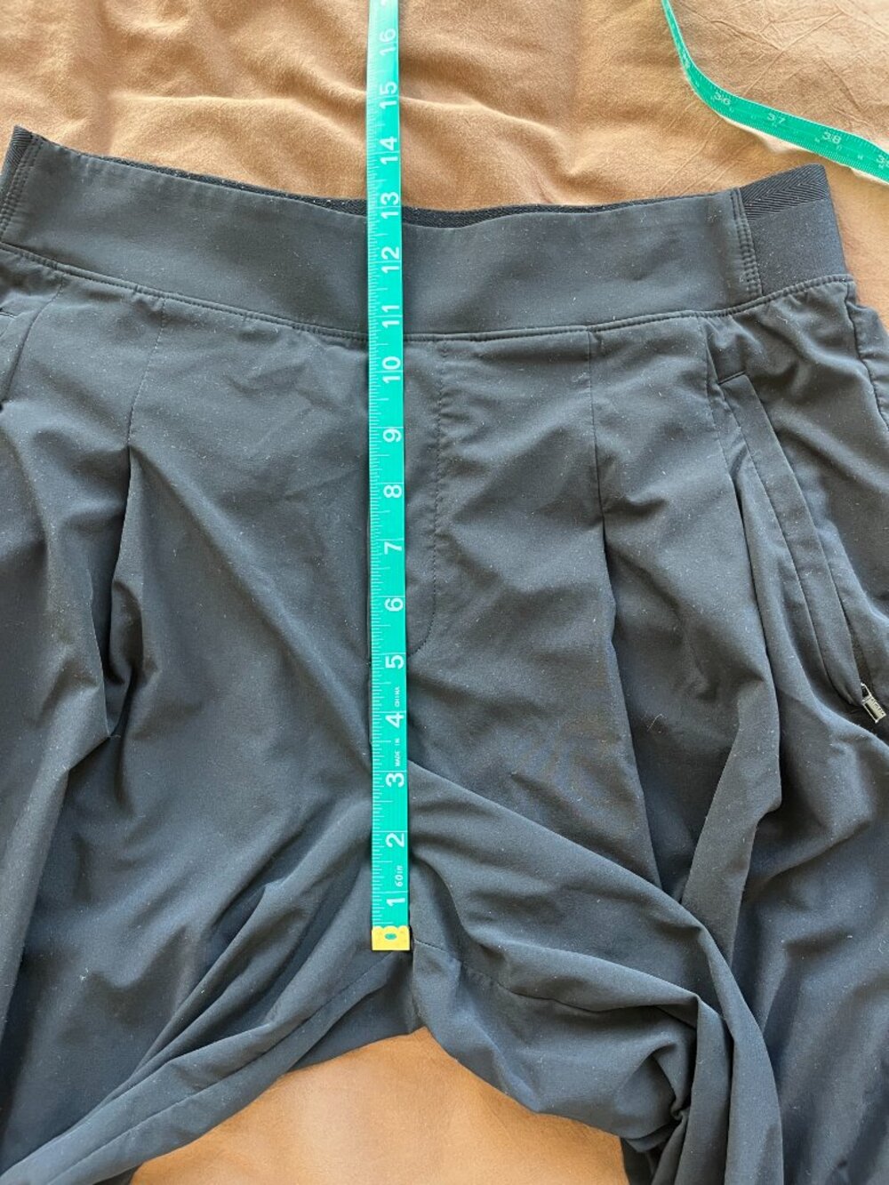 Athleta Brooklyn Heights Wide Leg Pleated Pants - Black - Size 10/P - Picture 5 of 7
